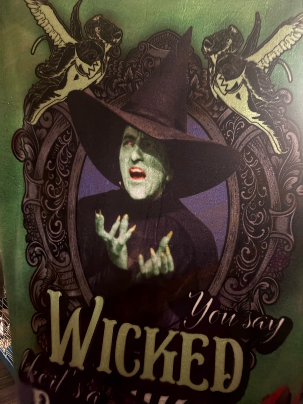 Wicked Green Witch Graphic blanket